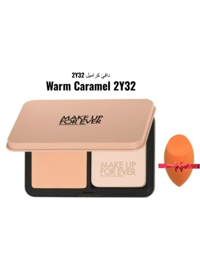 ميك اب فور ايفر بودرة أساس من ميك أب فور إيفر - لون الكراميل الدافئ 2Y32 + هدايا - Image 1